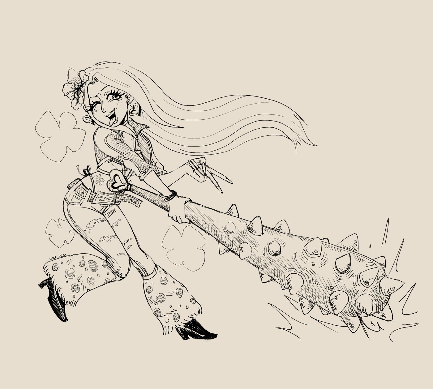 Chibi Lineart Commission