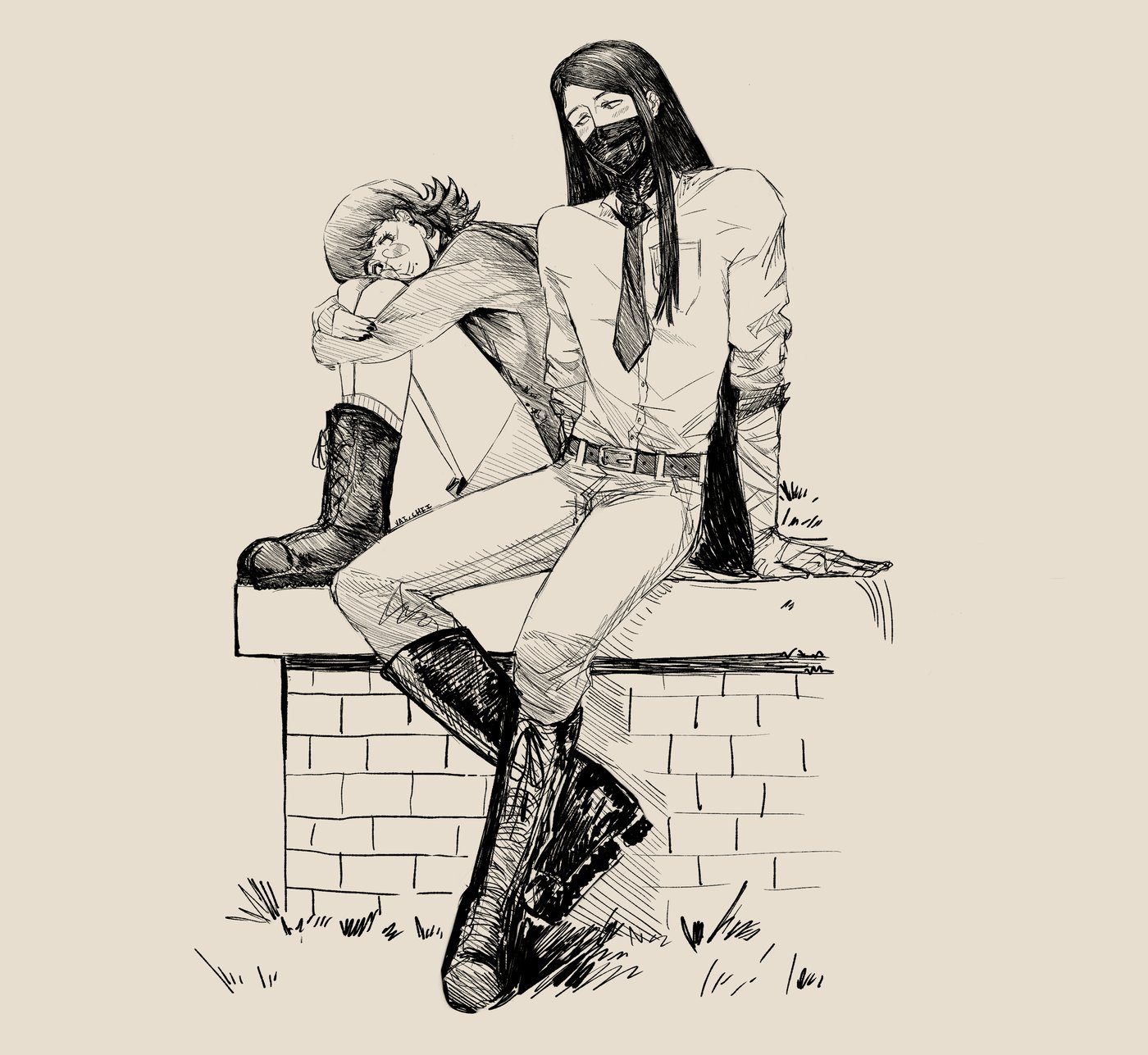 Lineart example - Korekiyo