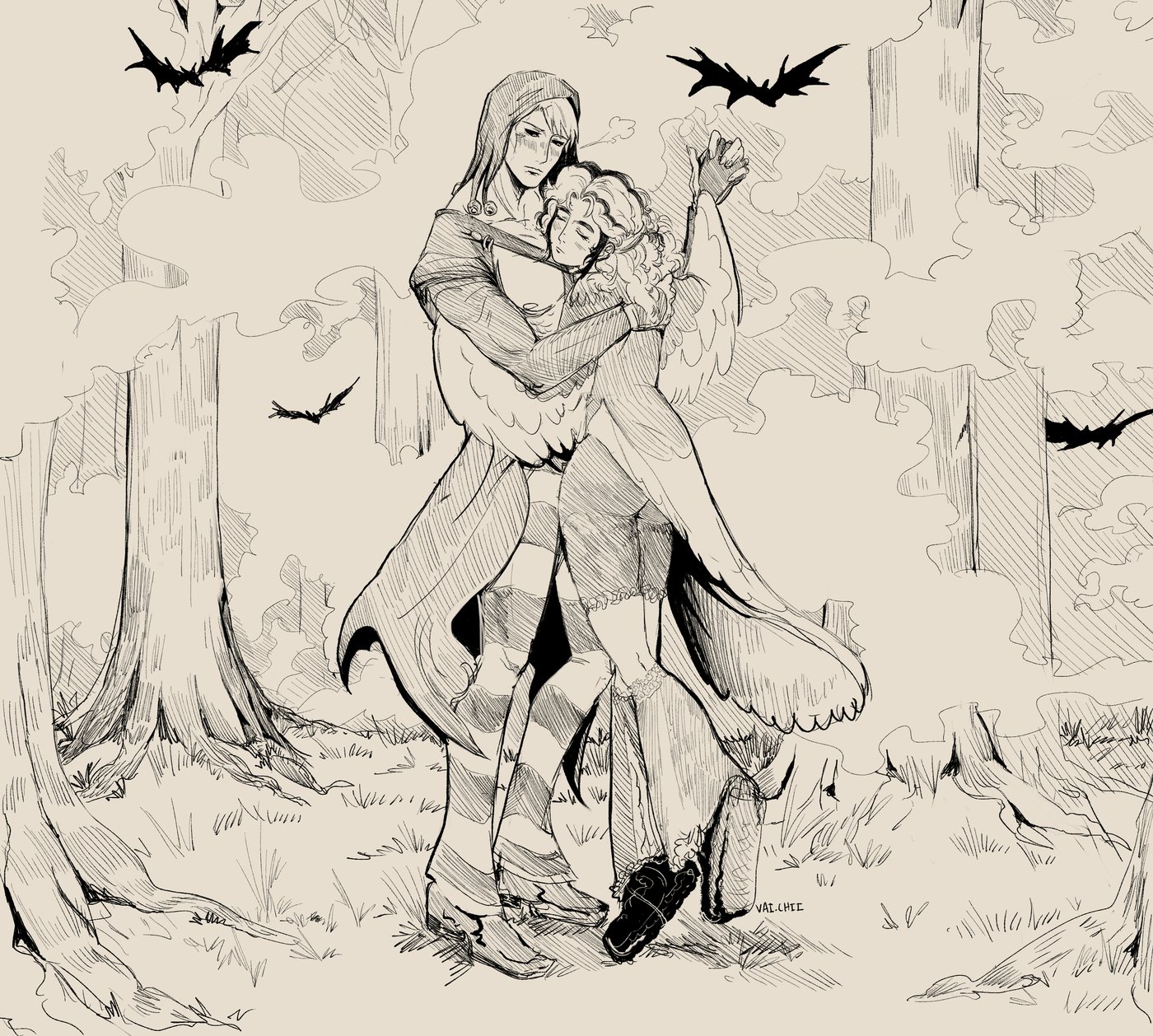 Lineart example - Risotto