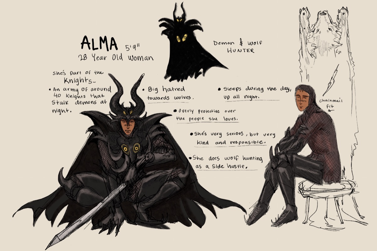 OC Alma Concept Art