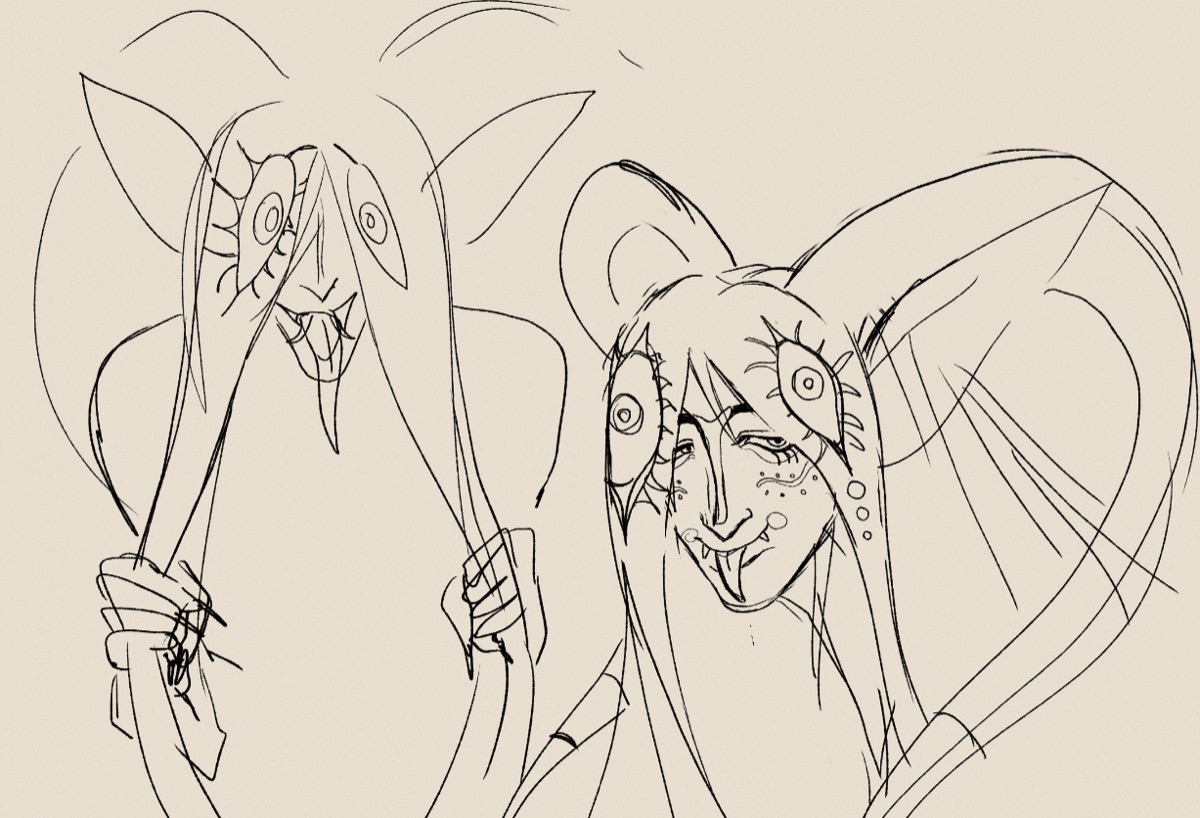 Playful headshots - OC Garra de Diablo