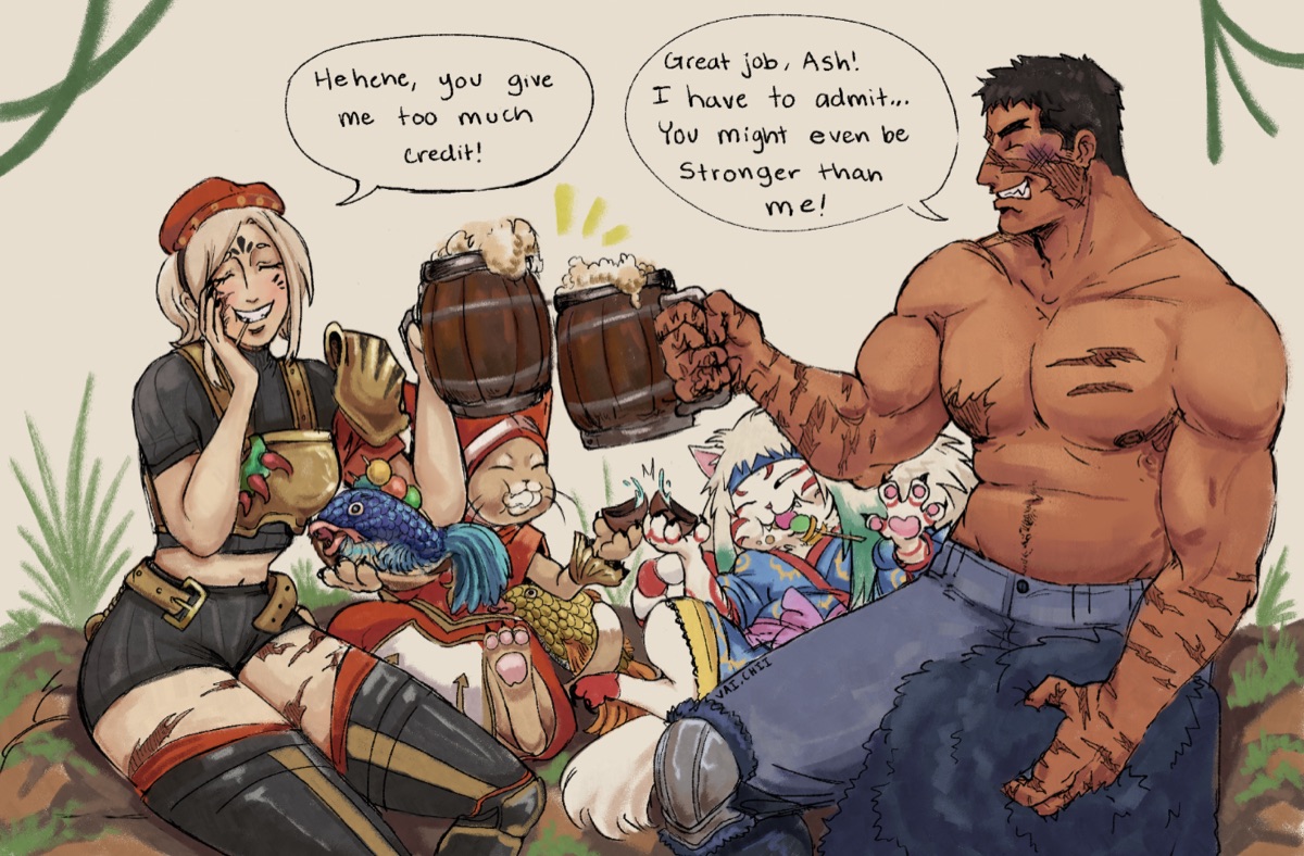 Monster Hunter OC Illustration