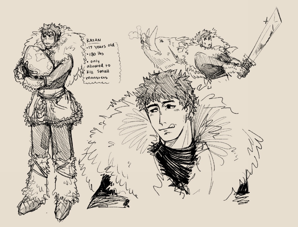 Young Kazan concept art