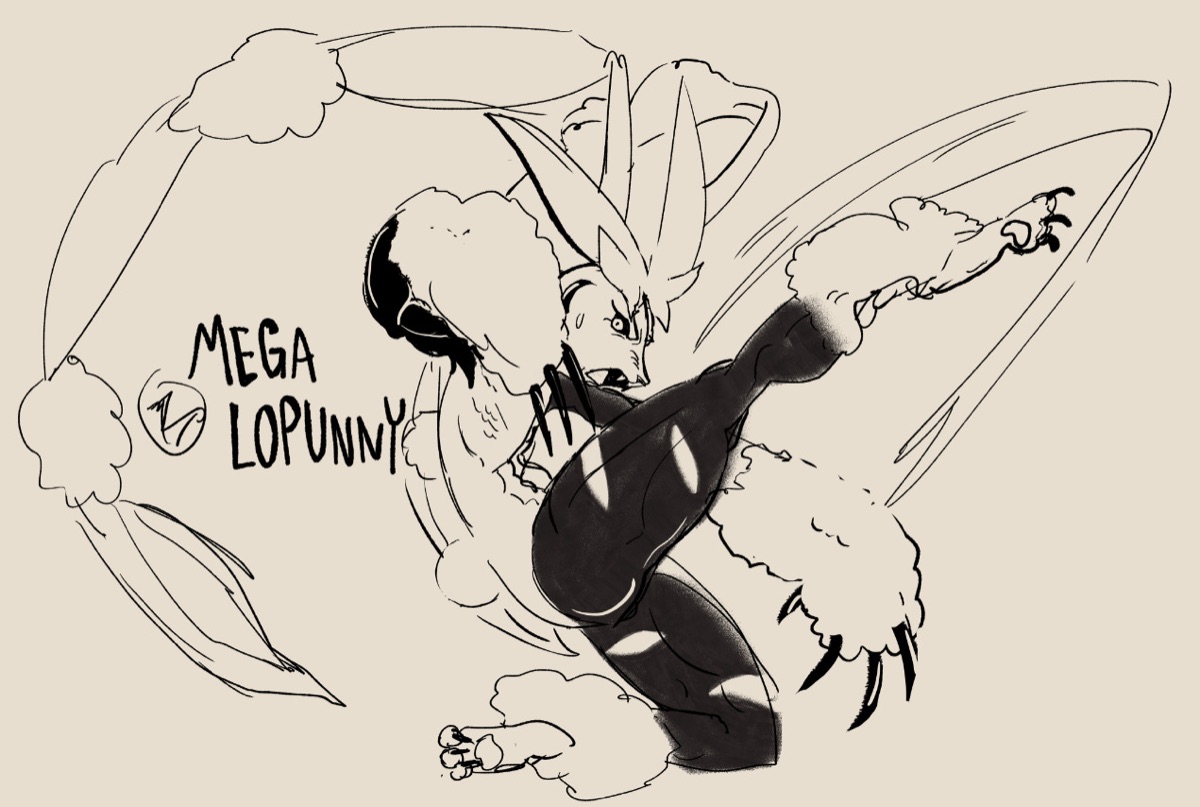 Mega Lopunny Fan Art