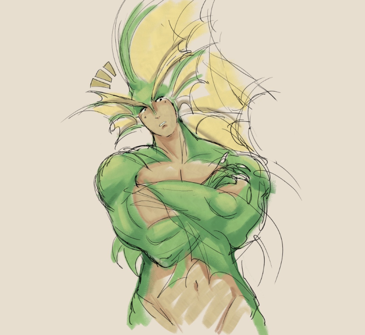 Darkstalkers - Rikuo Halfbody